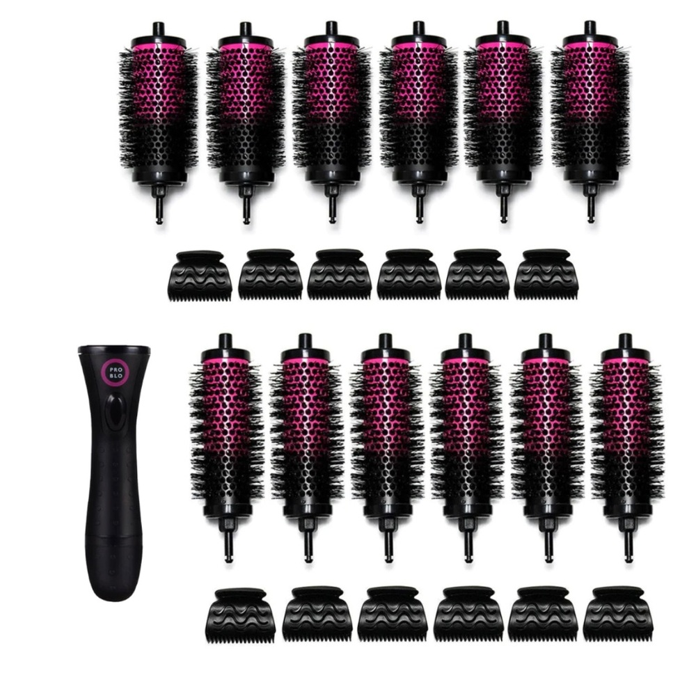 Round hair brush deluxe set